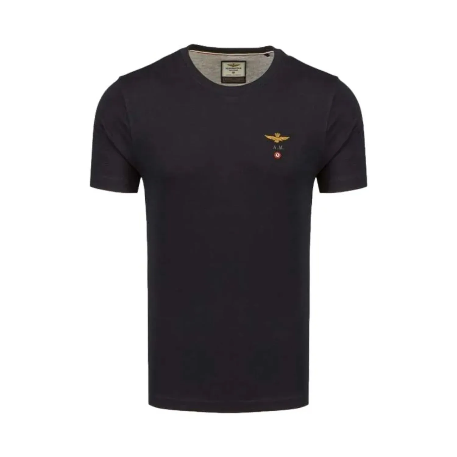 Aeronautica Militare Men's Basic Short Sleeve Cotton T-shirt