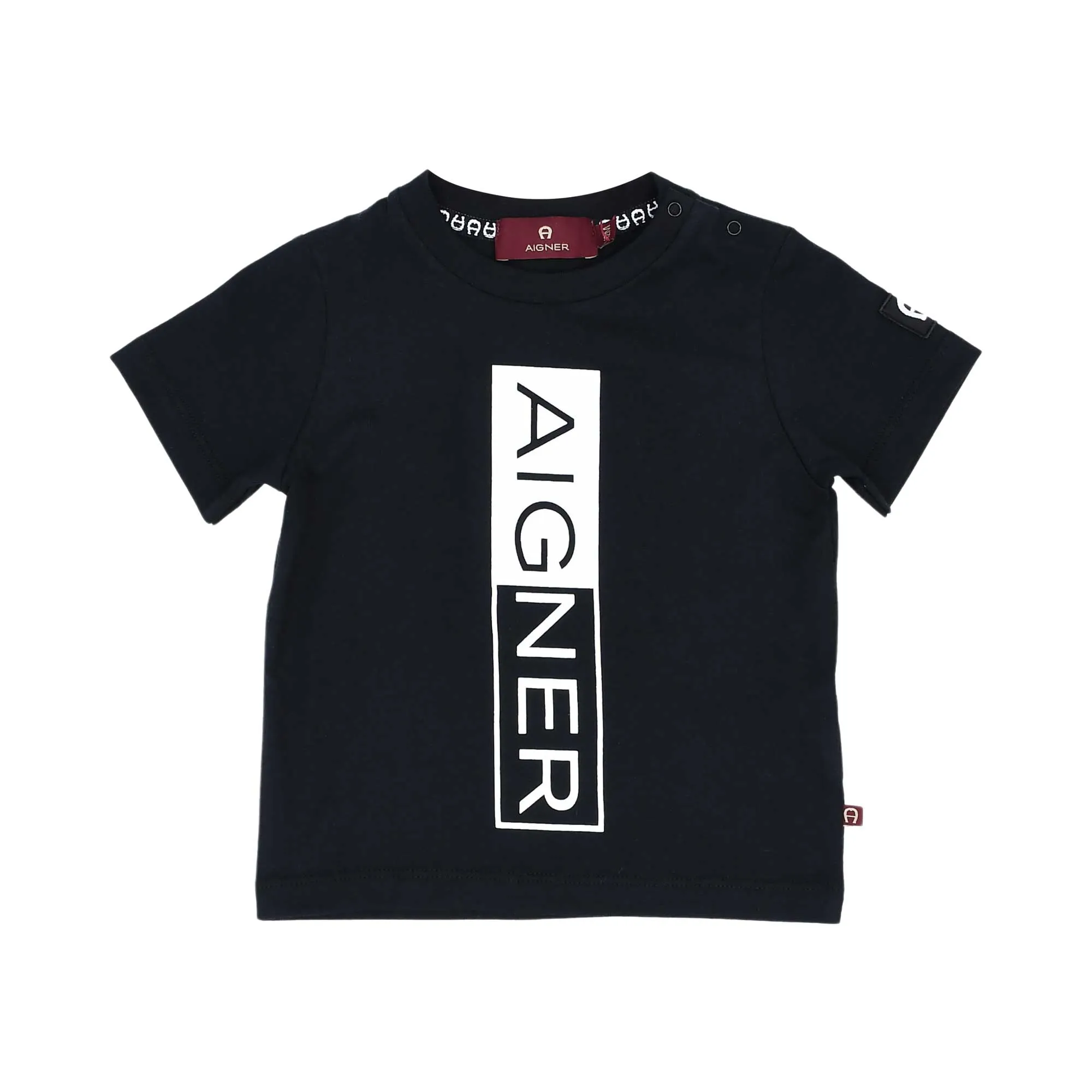 Aigner Kids Baby Boy's Black & Grey Set of T-Shirt & Bermuda