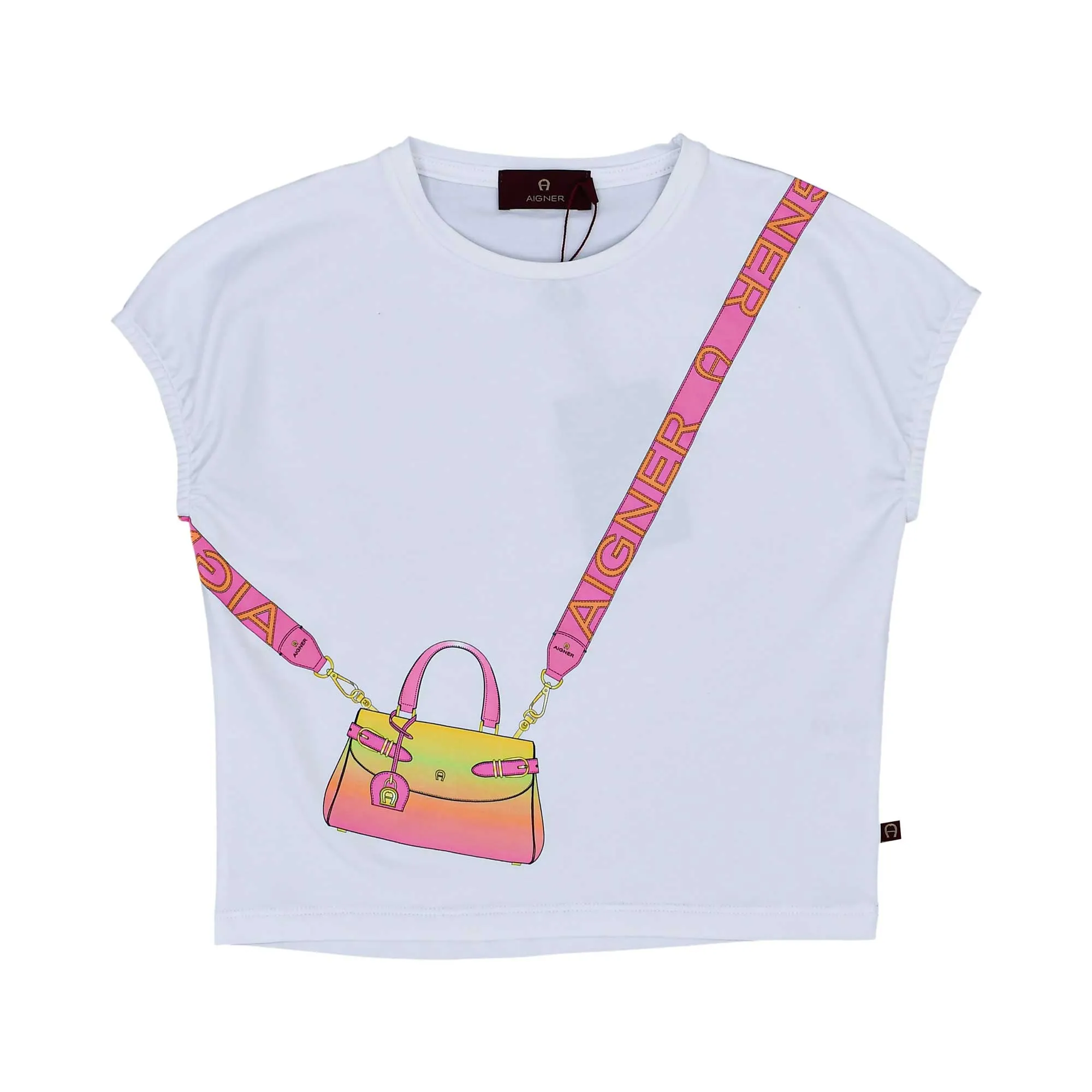 Aigner Kids Girl's White T-Shirt
