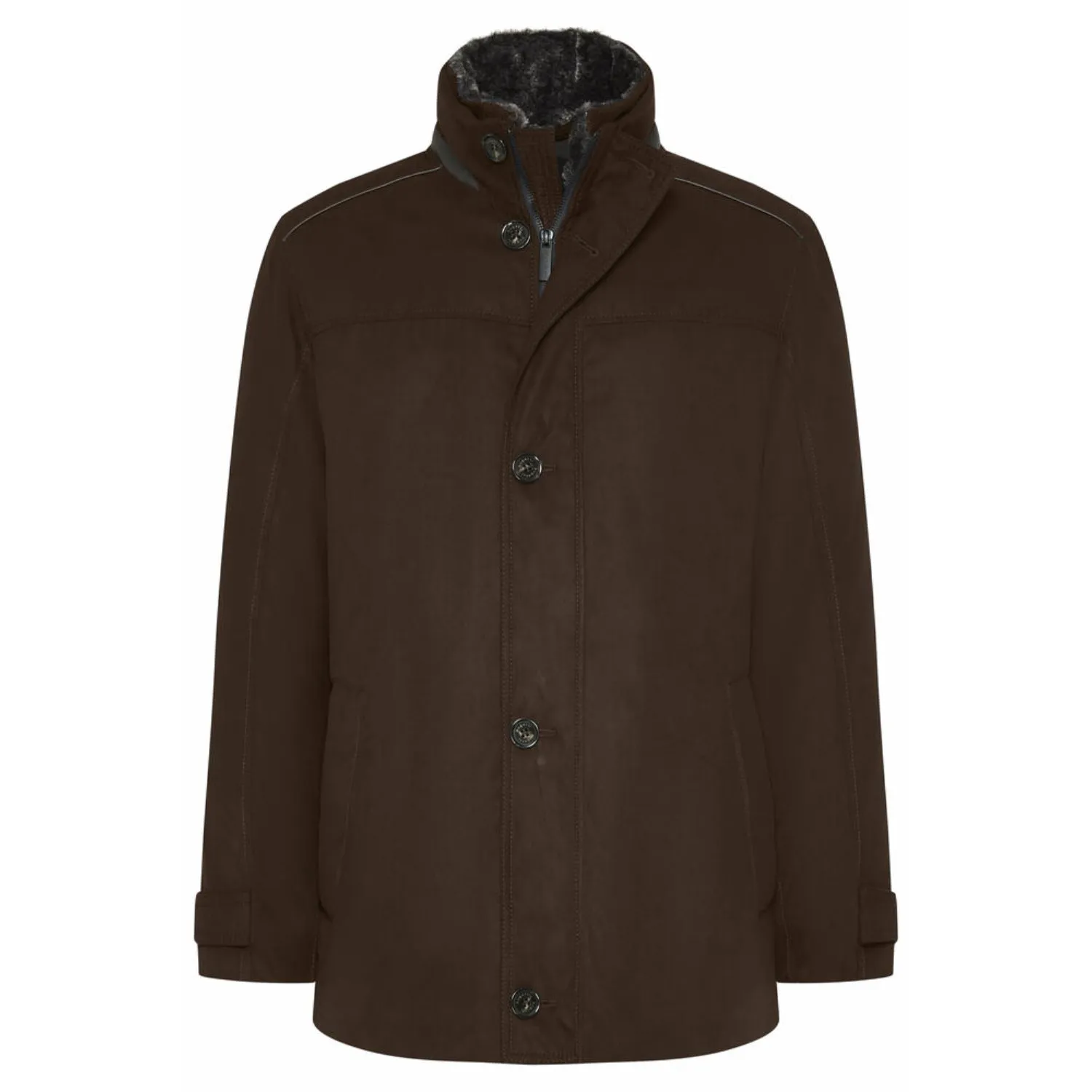 Bugatti Men's Brown Ecodainetto Padded Jacket