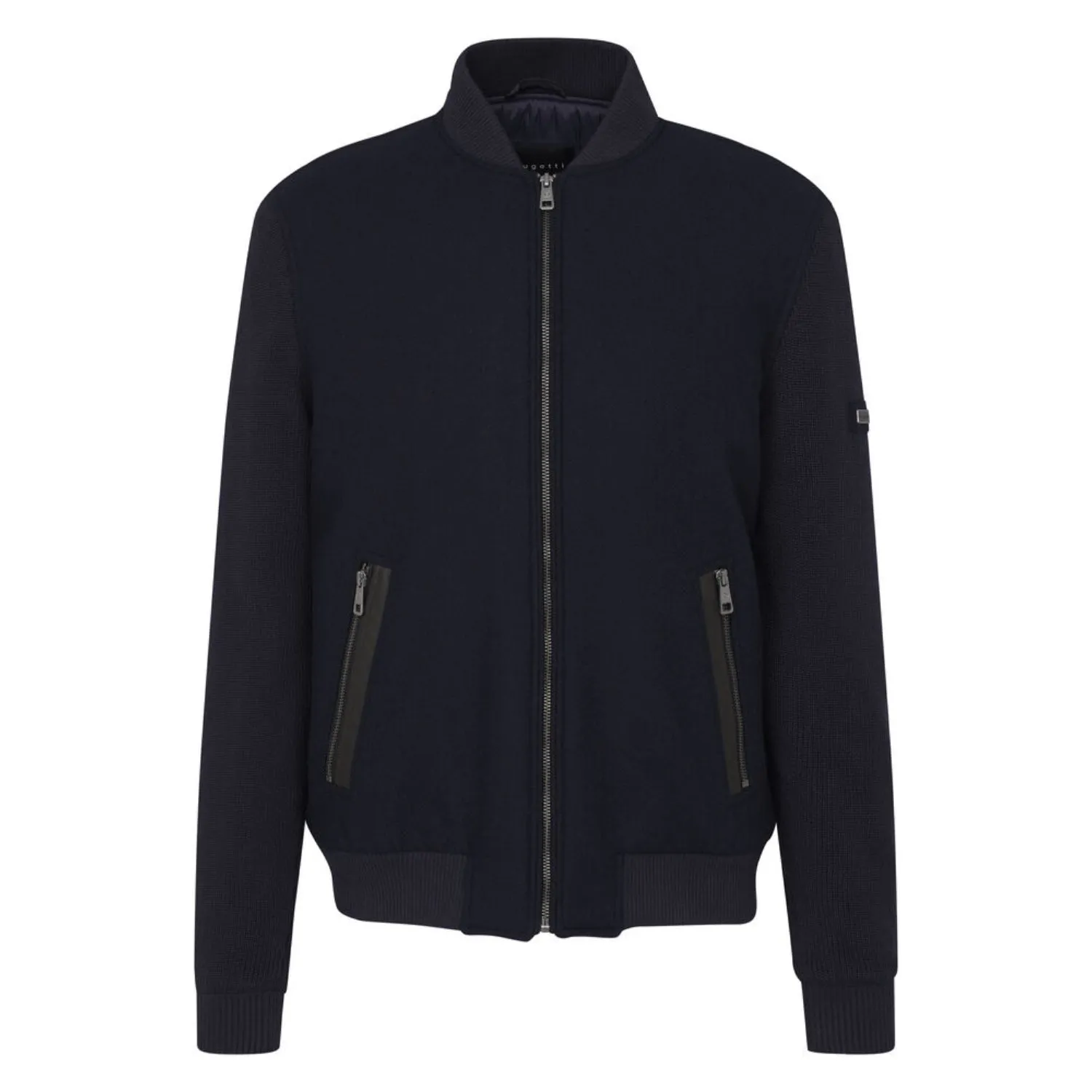 Bugatti Men's wool Blend Construction Sweater