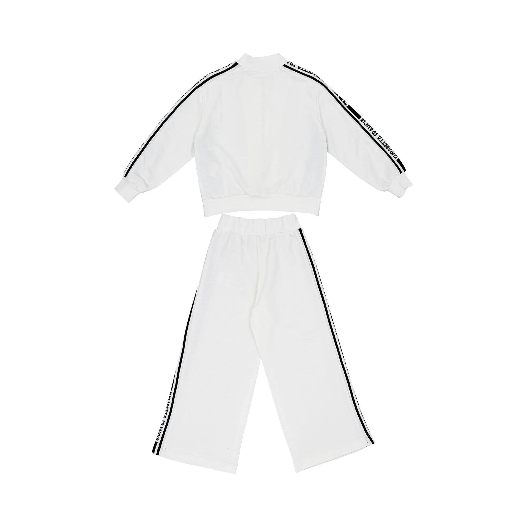 Elisabetta Franchi Kids Girl's Black & White Jogging Suit