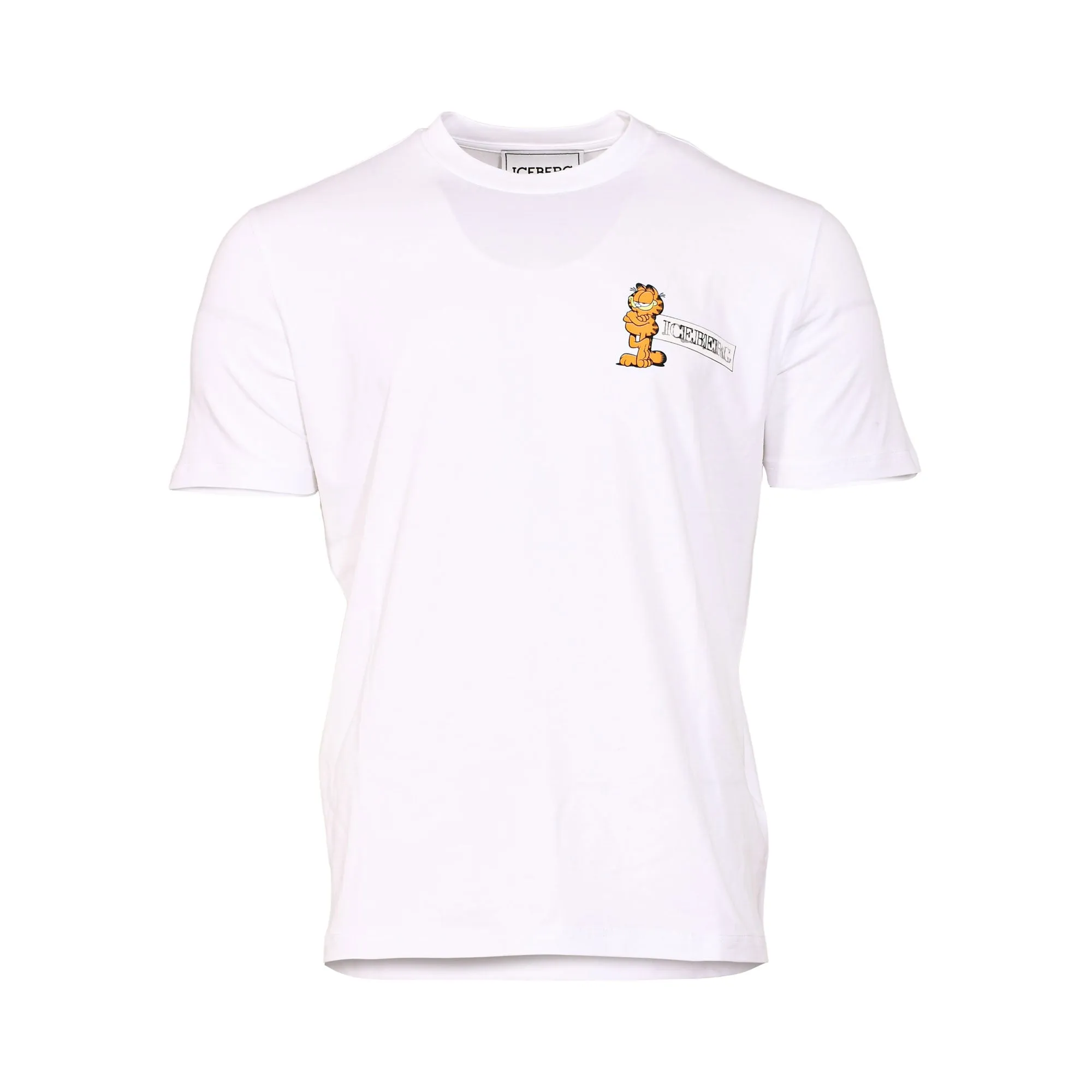 Iceberg Men's White x Garfield Collaboration T-Shirt