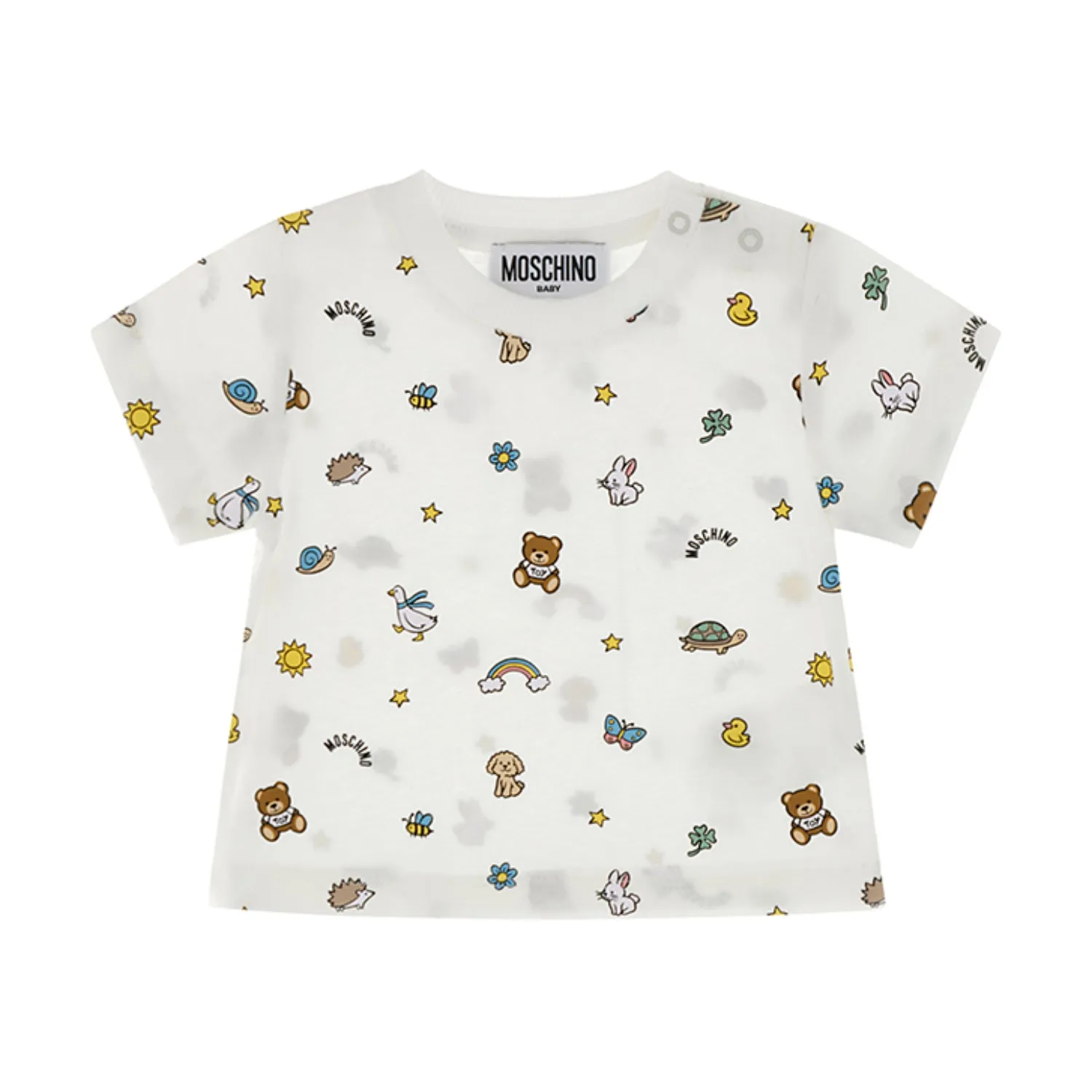 Moschino Kids Baby Boy's Cloud Toy Animals T-Shirt