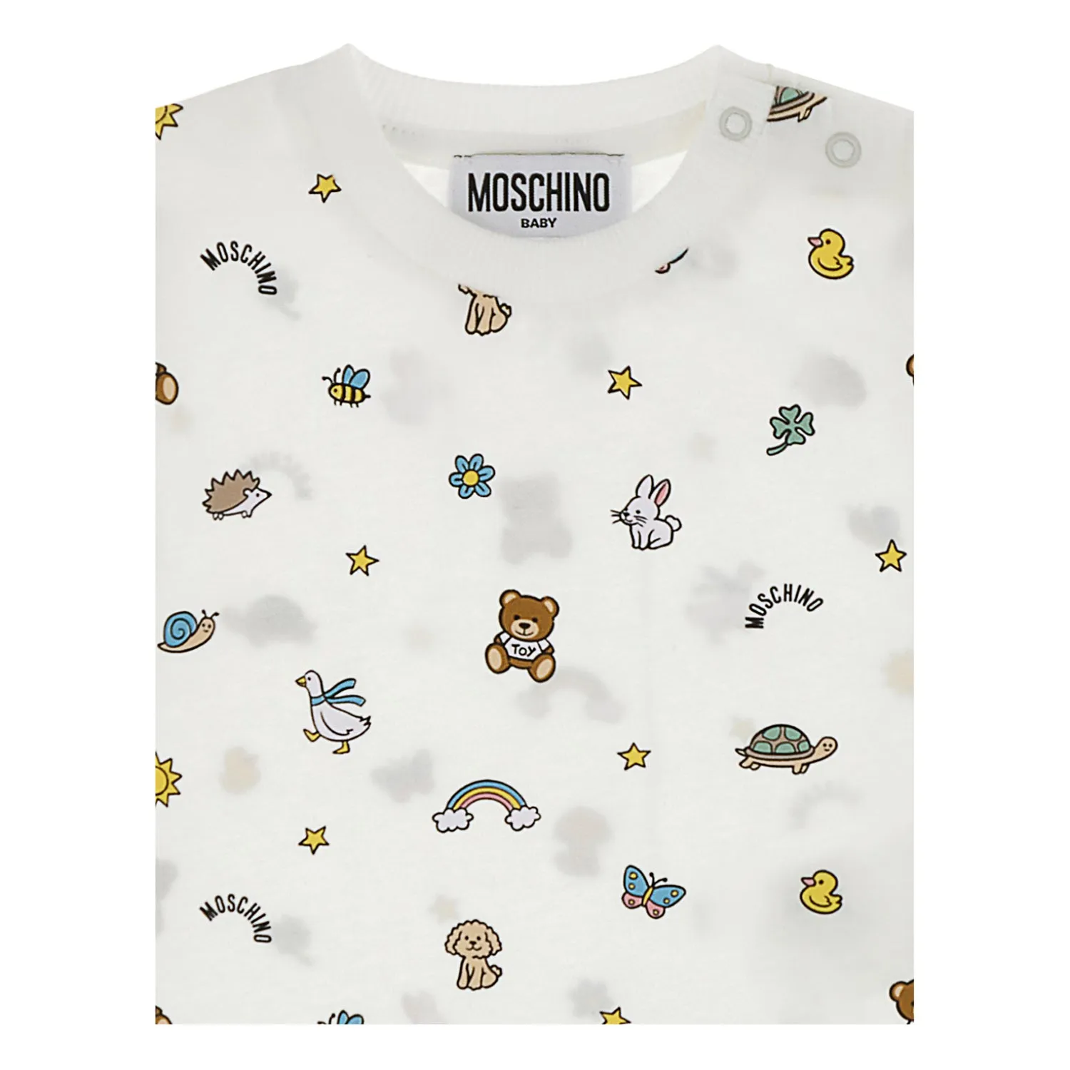 Moschino Kids Baby Boy's Cloud Toy Animals T-Shirt