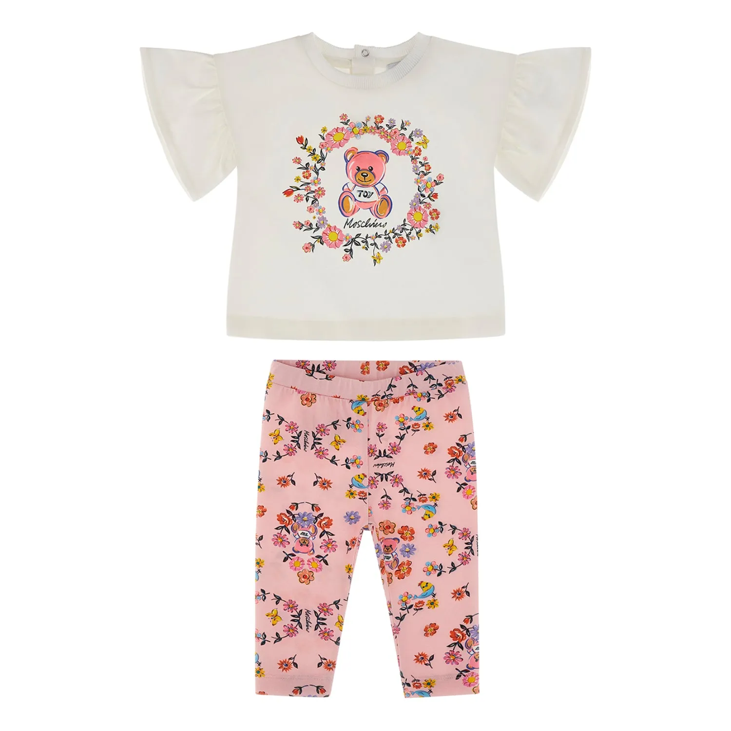 Moschino Kids Baby Girl's Set of T-Shirt & Leggings