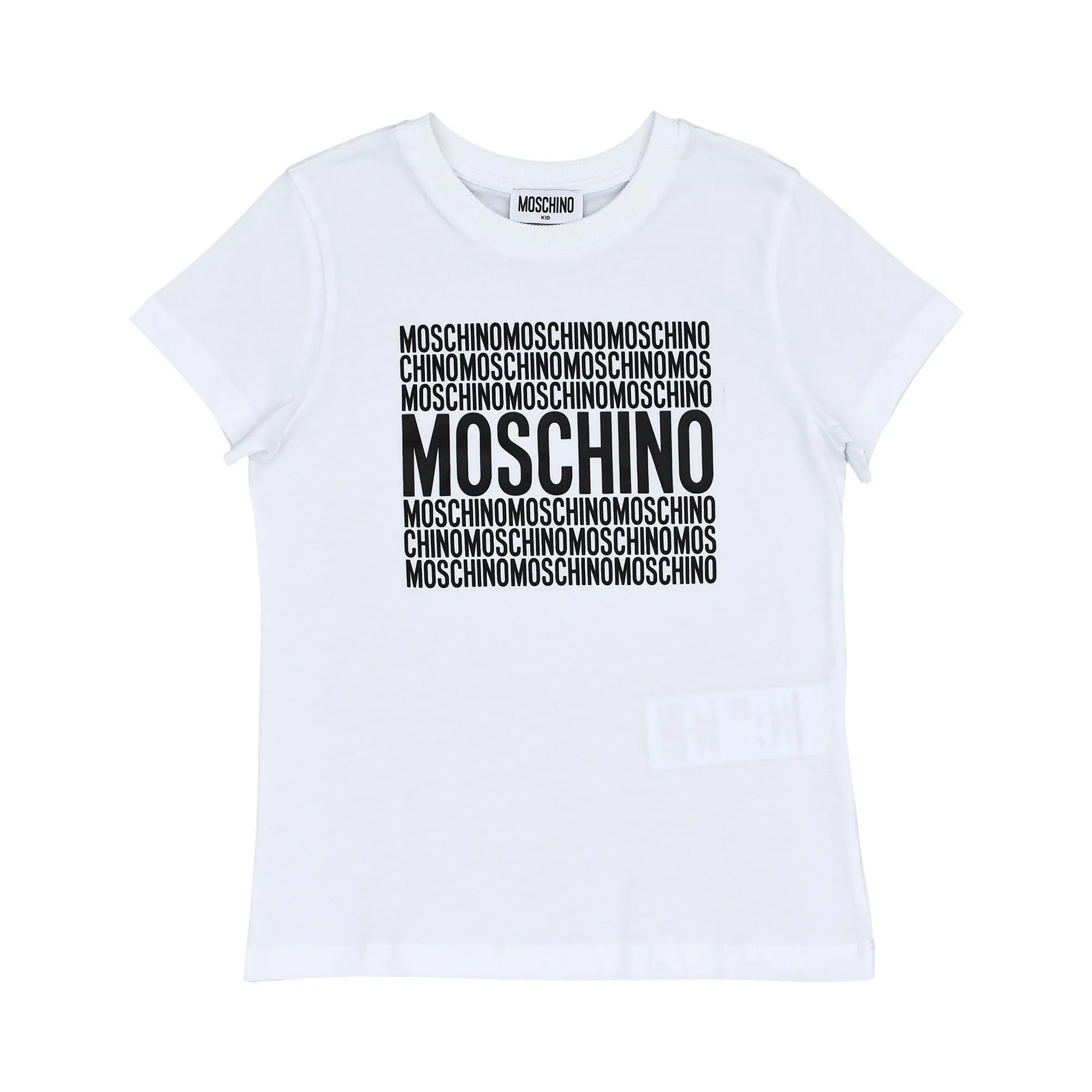Moschino Kids Boy's Optical White T-Shirt