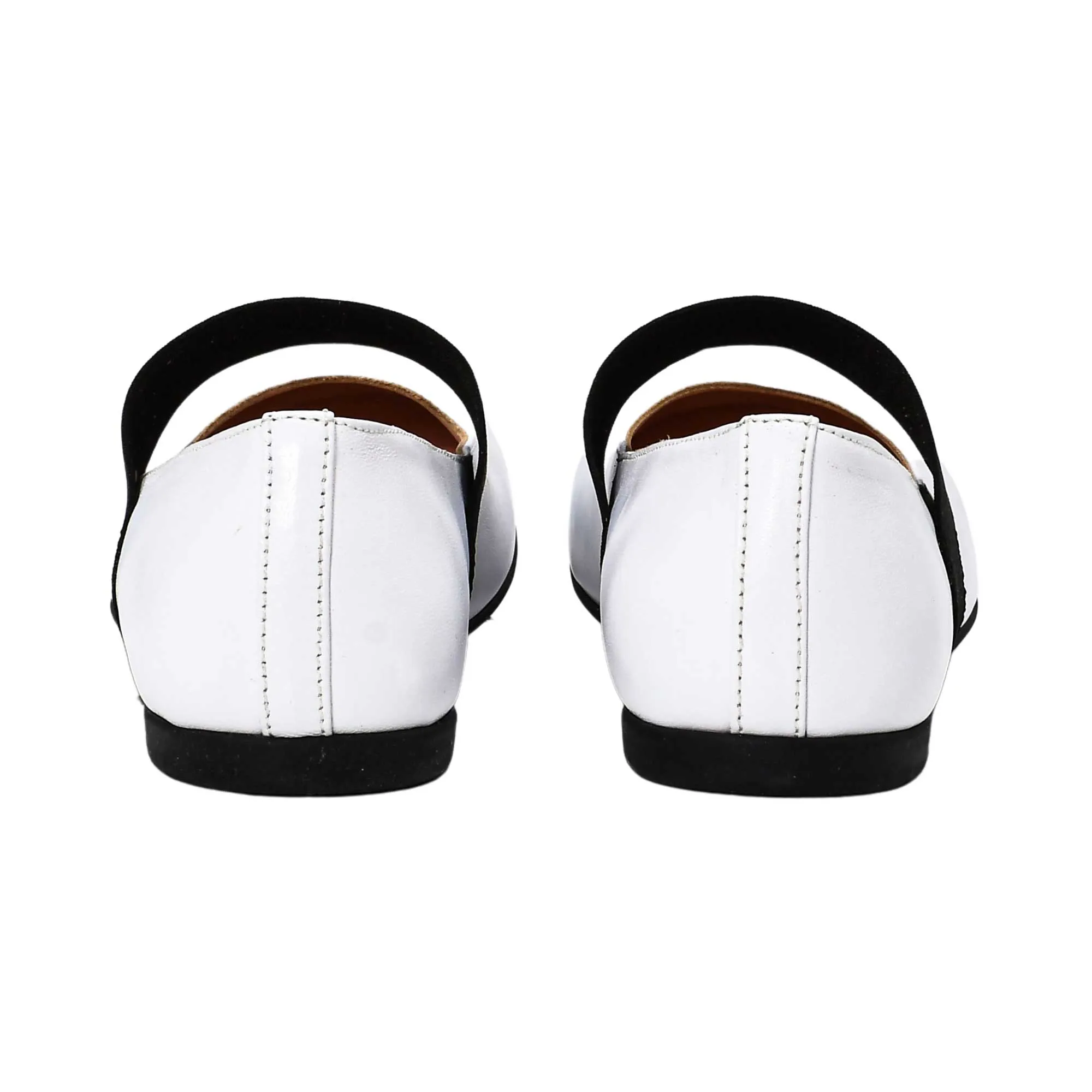 Moschino Kids Girl's White Ballerina