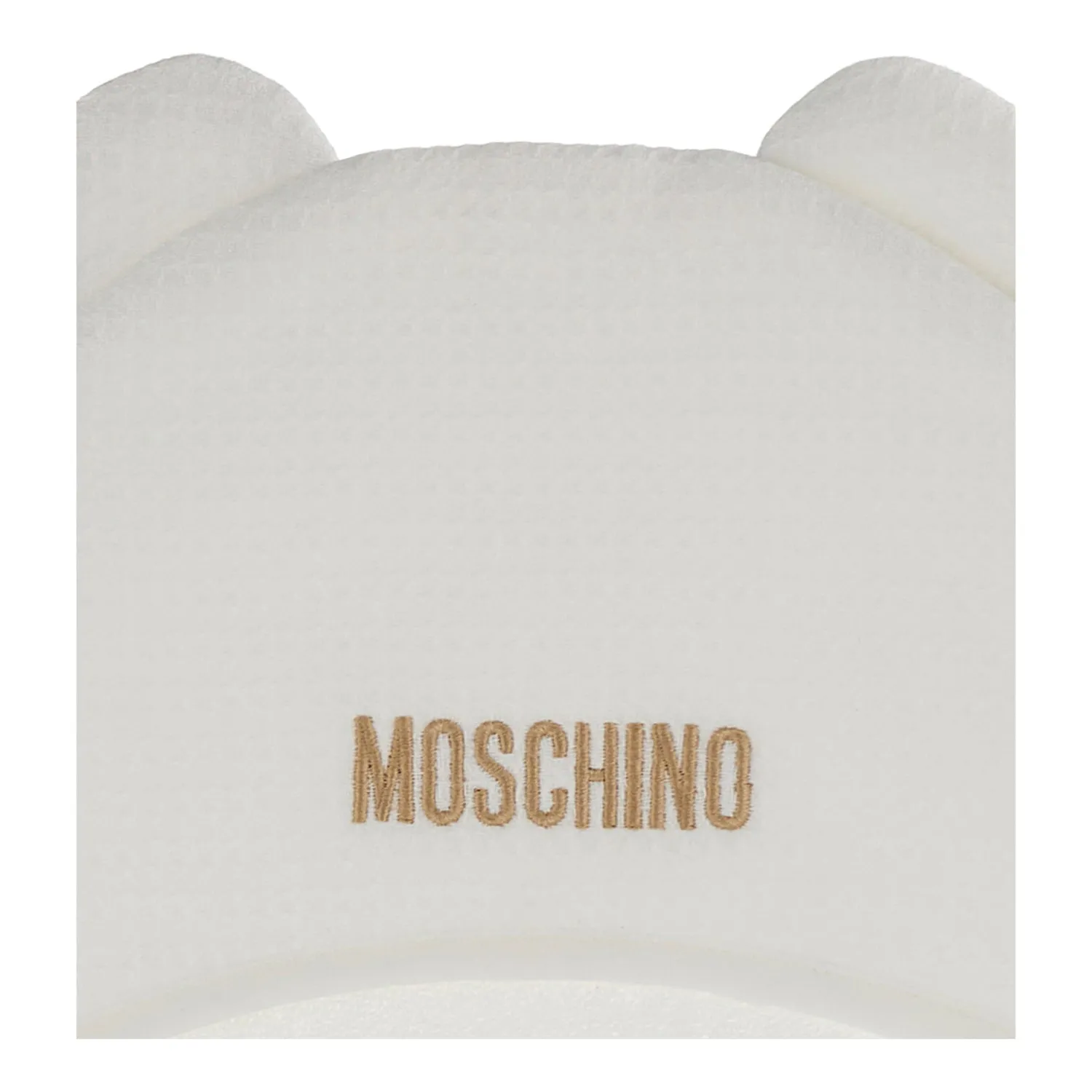 Moschino Kids New Born optical White Bathrobe