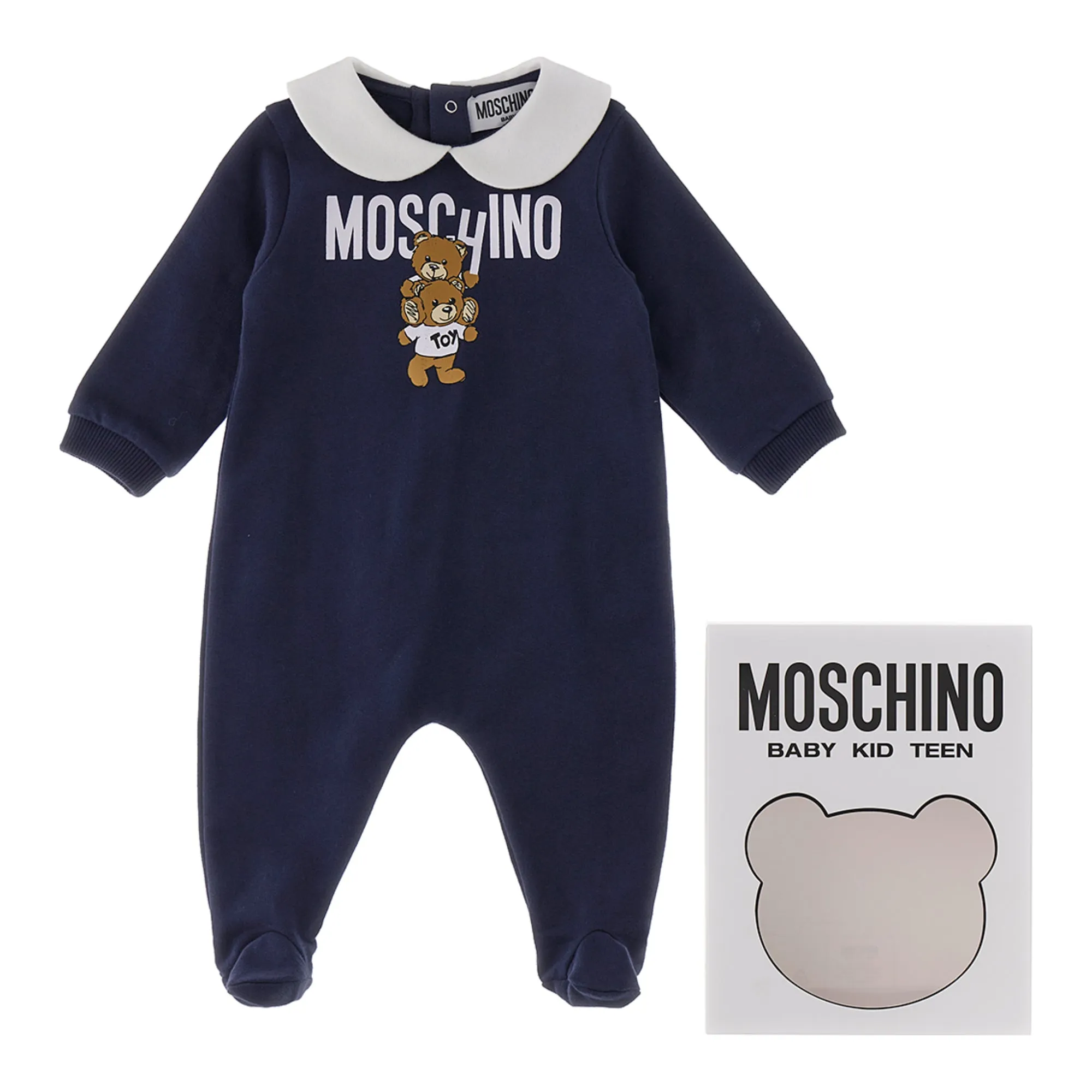Moschino Kids Set of Sleepsuit & Hat