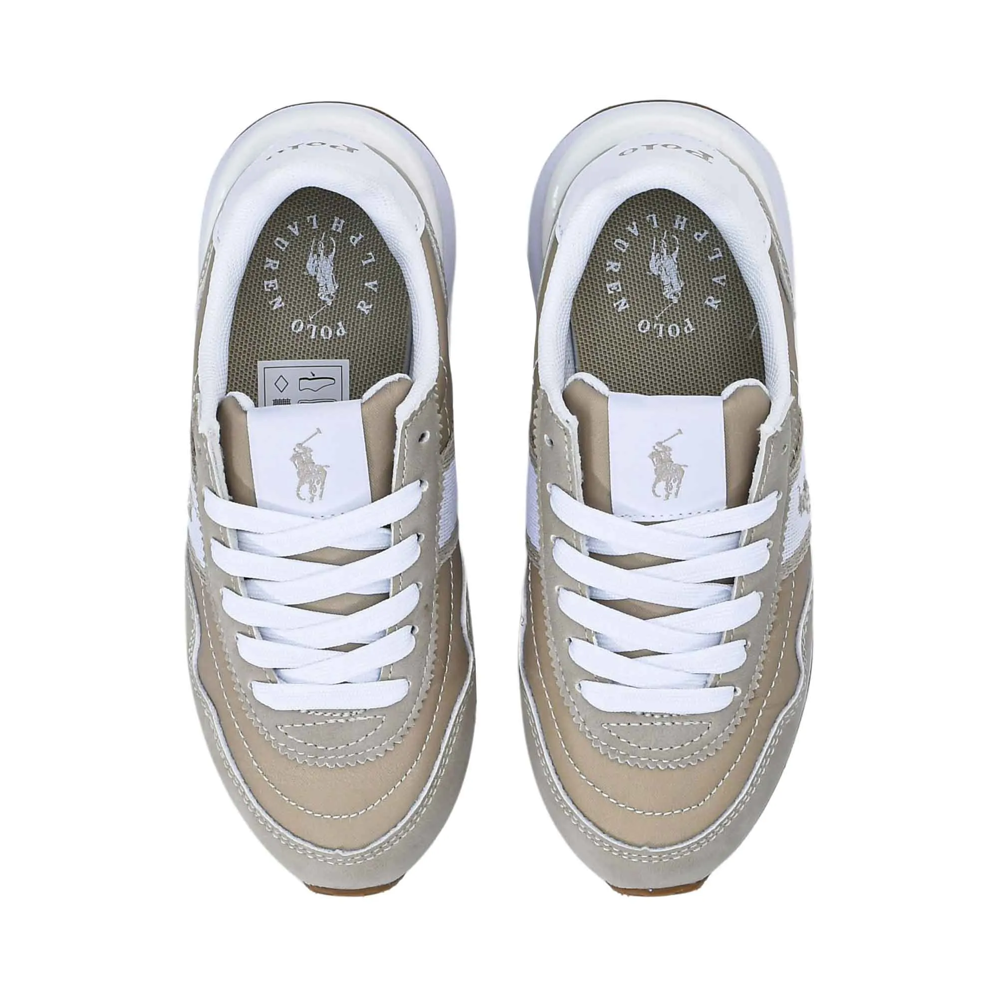 Polo Ralph Lauren Kids Boy's Beige Sneaker