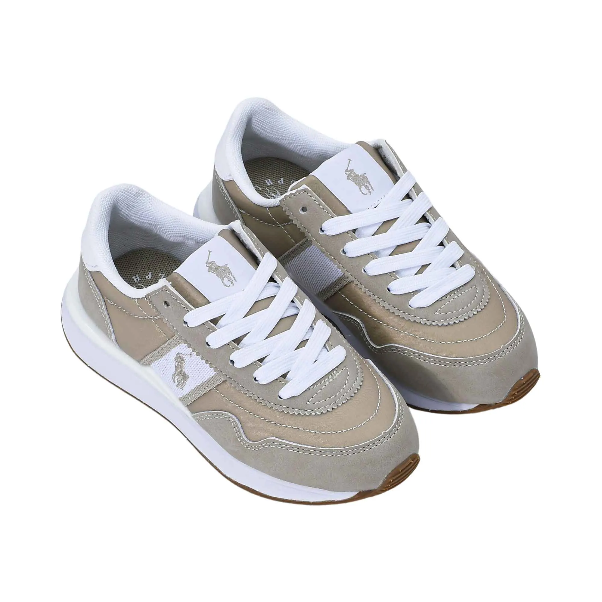 Polo Ralph Lauren Kids Boy's Beige Sneaker