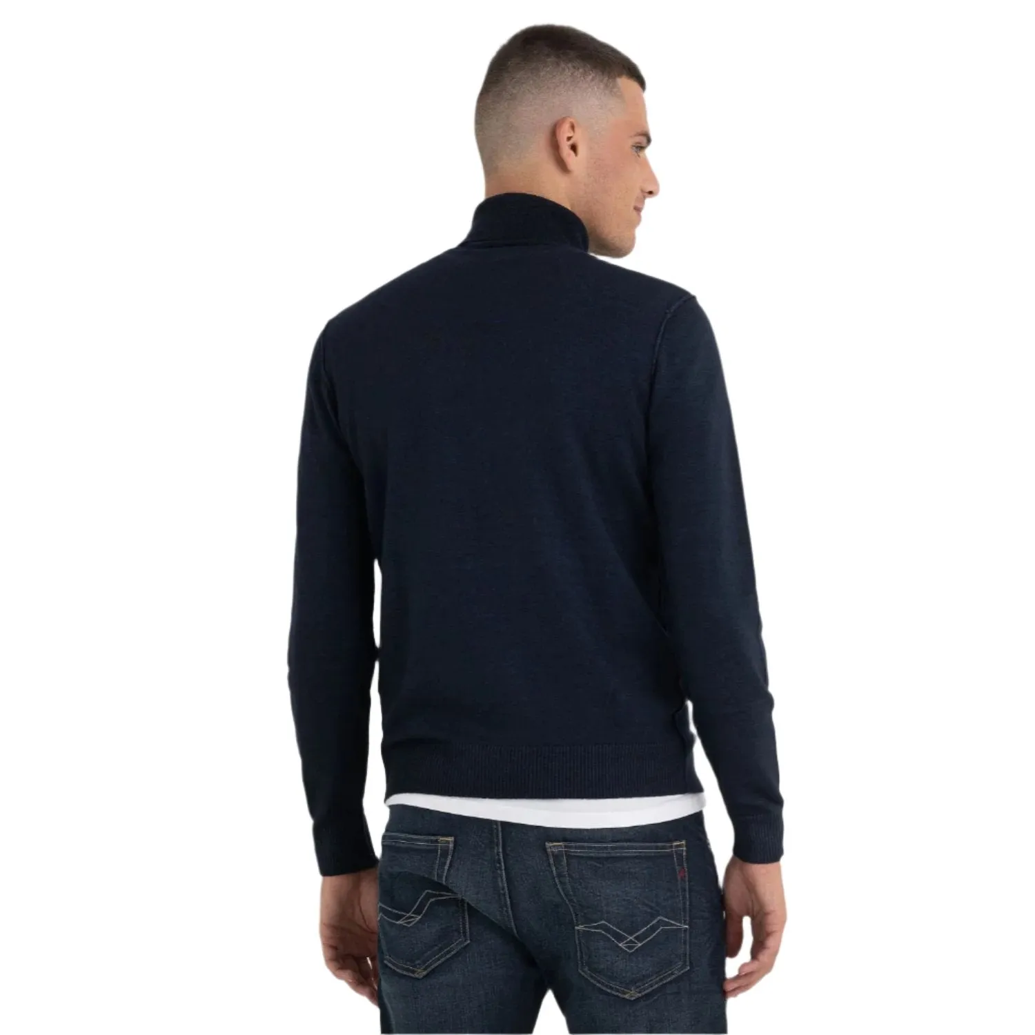 Replay Men's Turtleneck Wool Sweater