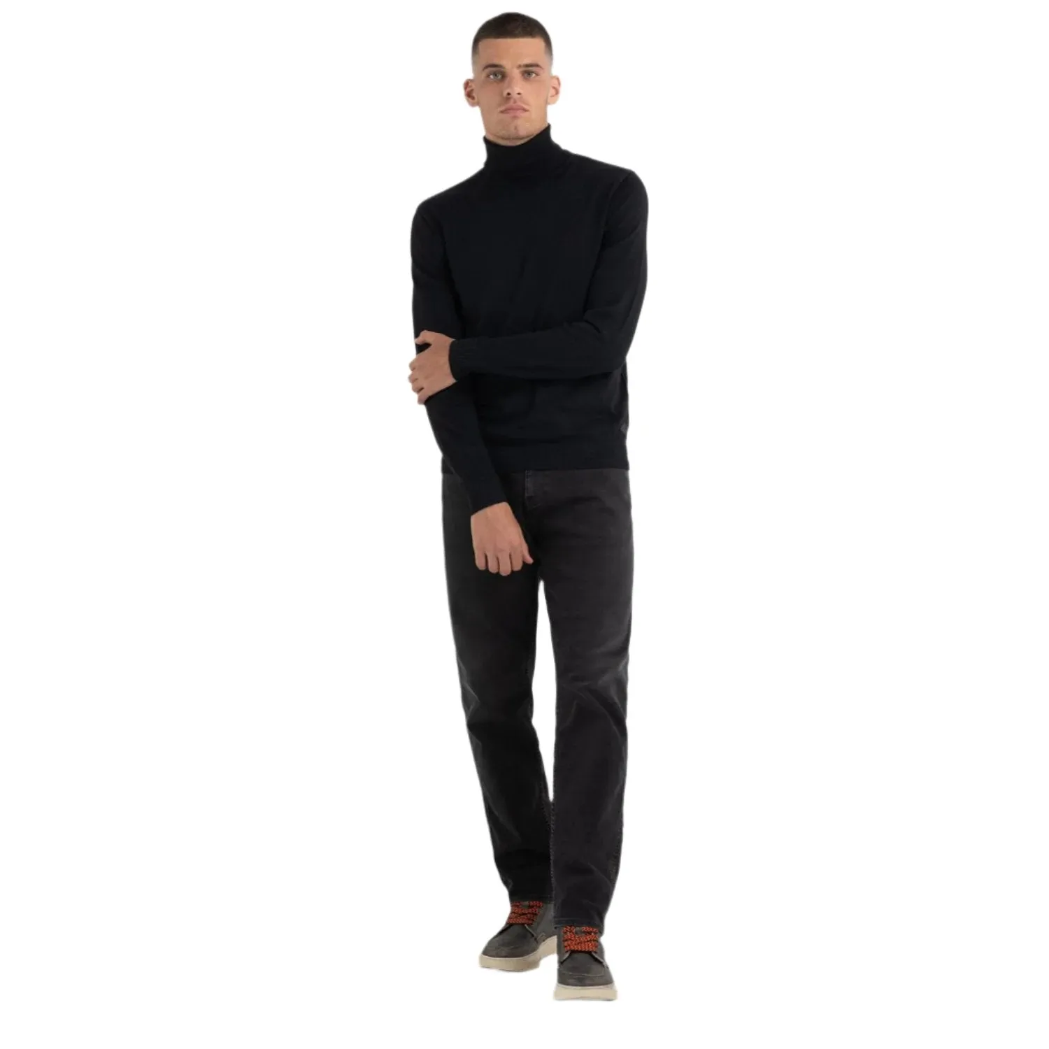 Replay Men's Turtleneck Wool Sweater
