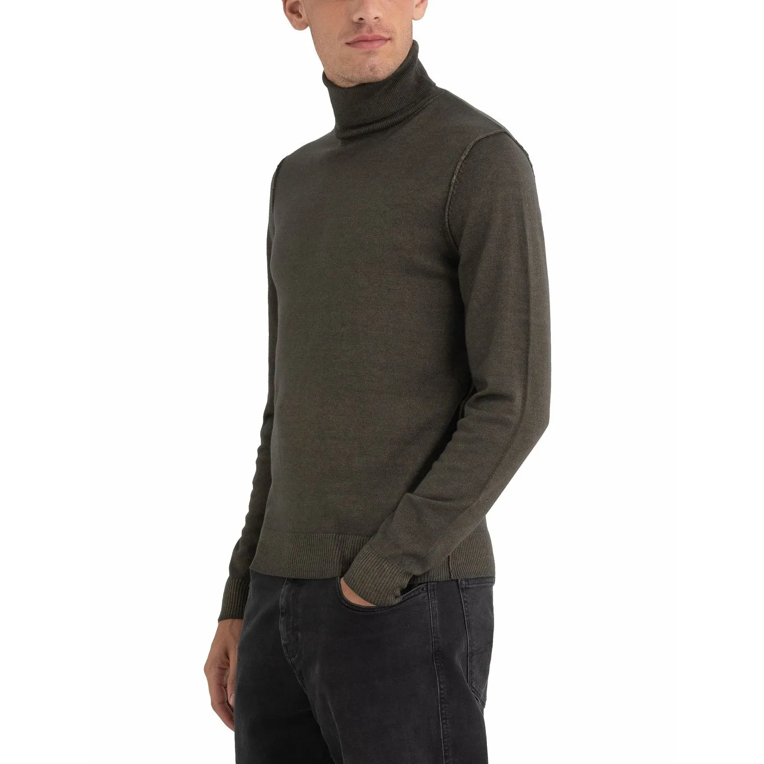 Replay Men's Turtleneck Wool Sweater